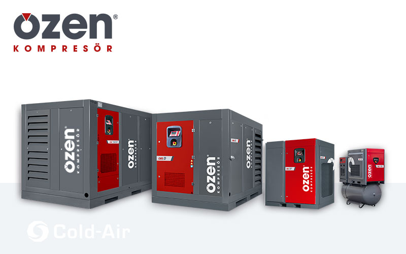 Šroubové kompresory ÖZEN v nabídce distributora Cold-Air.